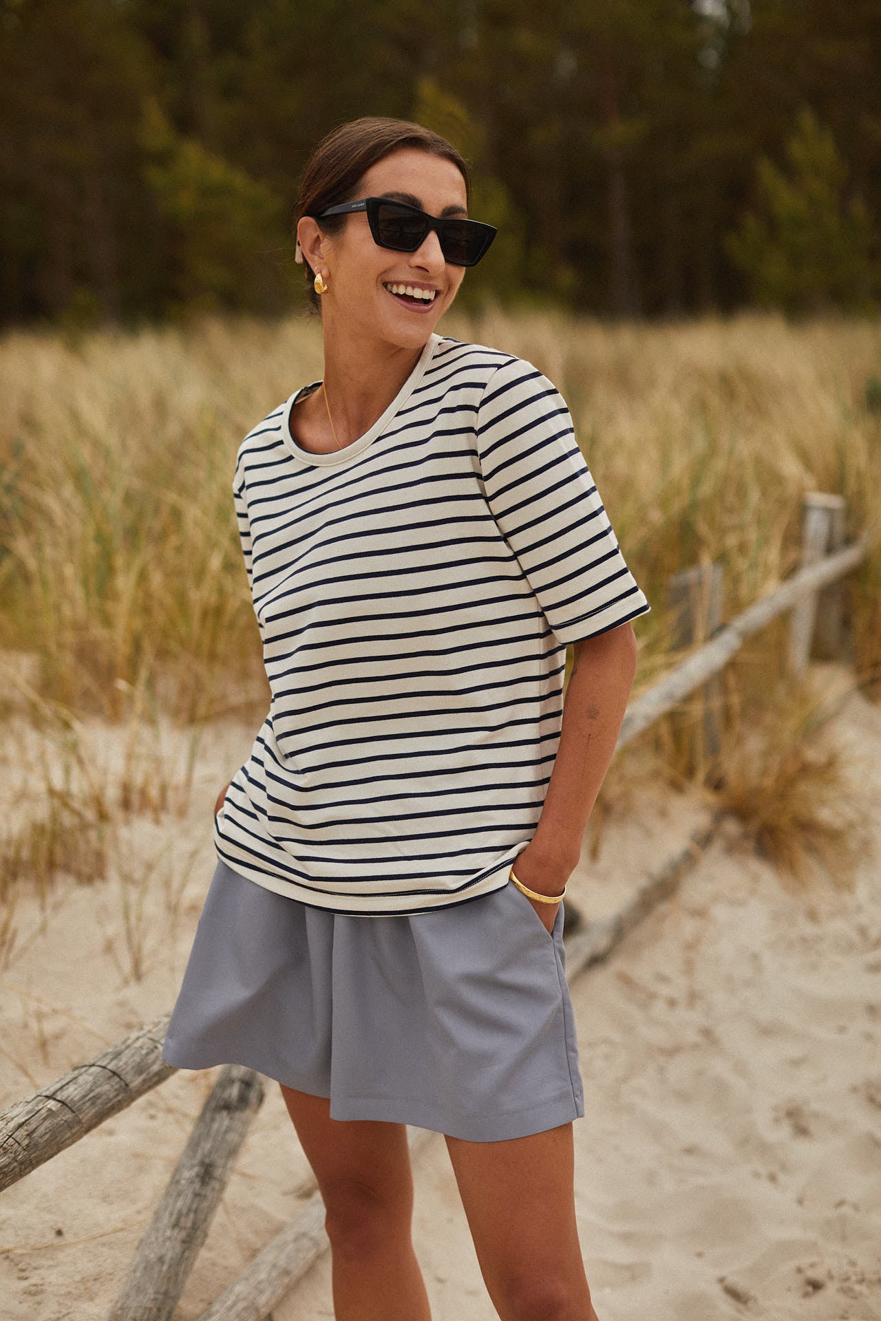 T-shirt Caro Stripes