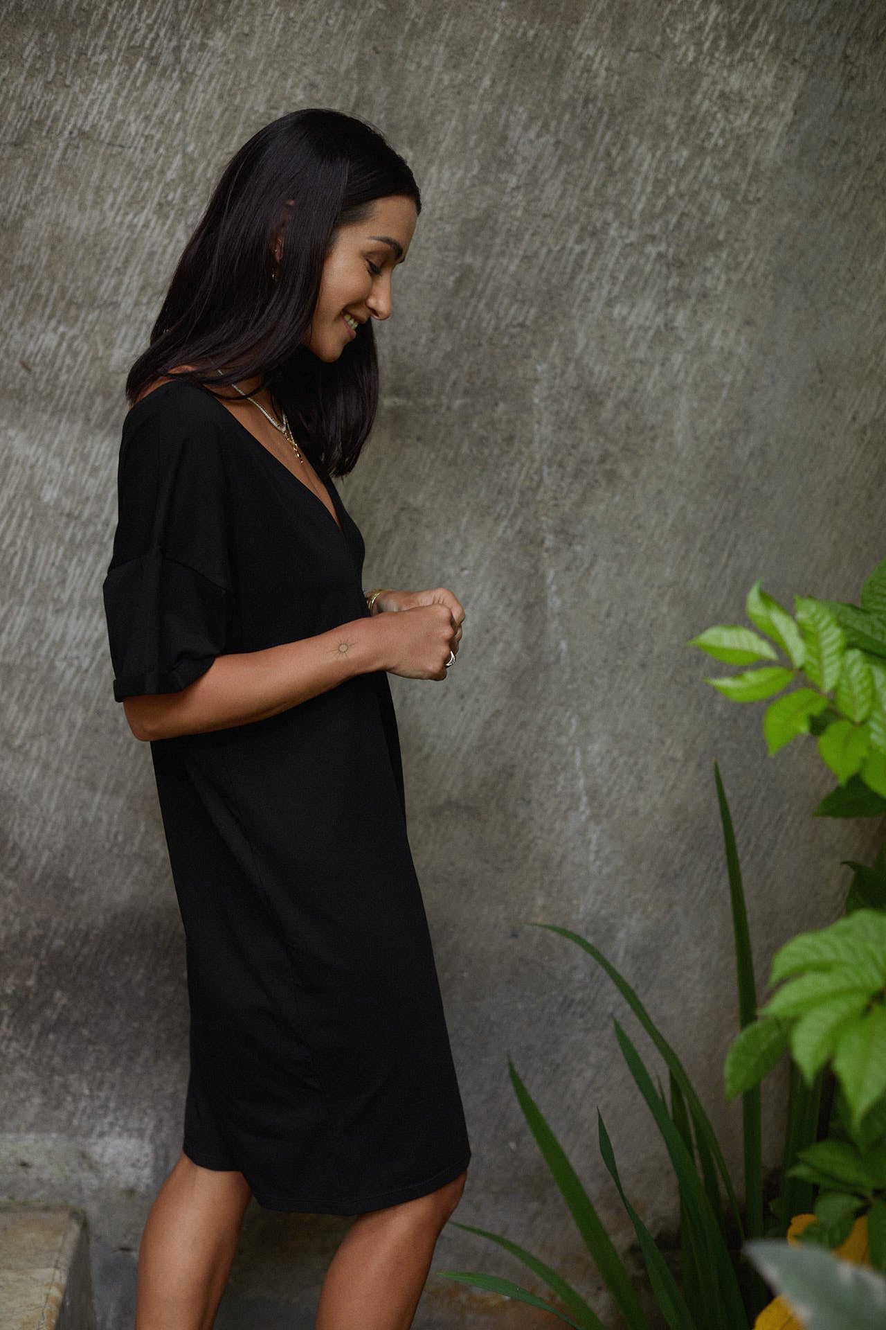 Sukienka V-Neck Black